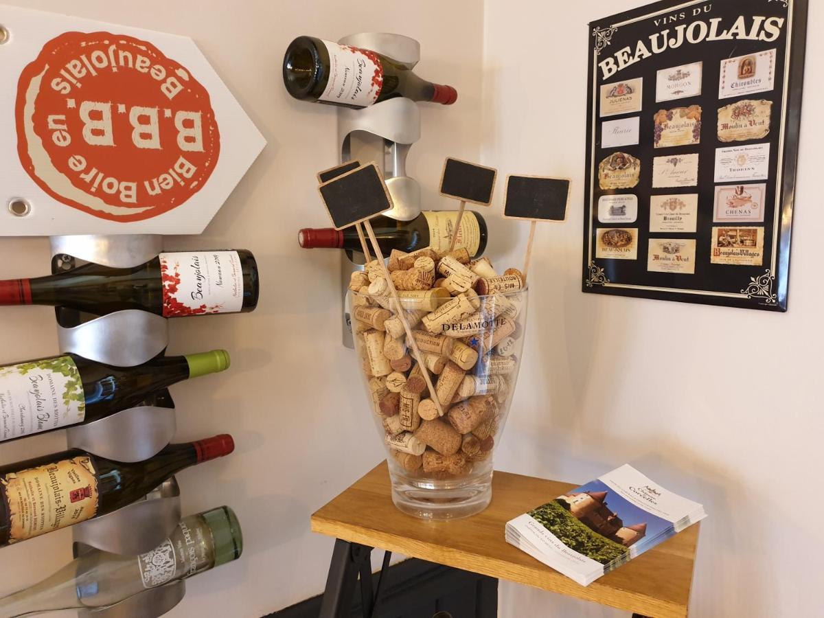 Le Relais Des Dix Crus - Logis Hotel B&B Corcelles-en-Beaujolais エクステリア 写真